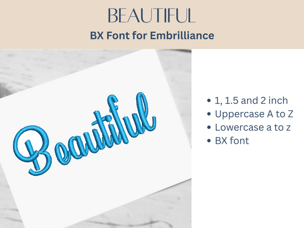 BX Font Alphabet - Beautiful Font - 3 sizes