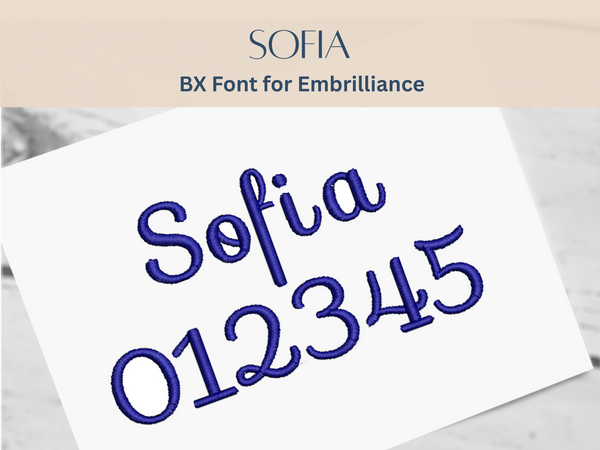 BX Font Alphabet - Sofia Font - 3 sizes