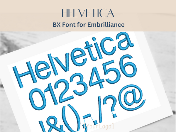 BX Font Alphabet - Helvetica Font - 3 sizes