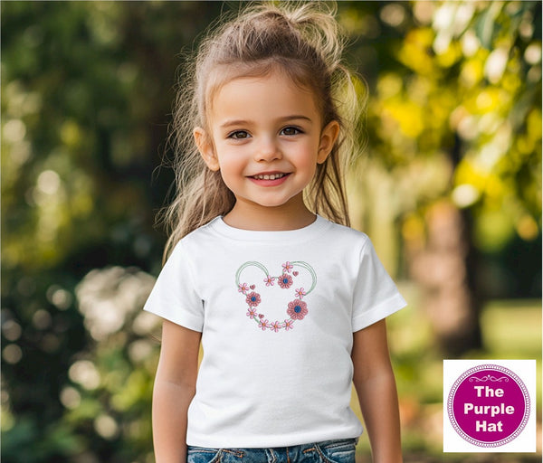 Floral Mouse Head 03