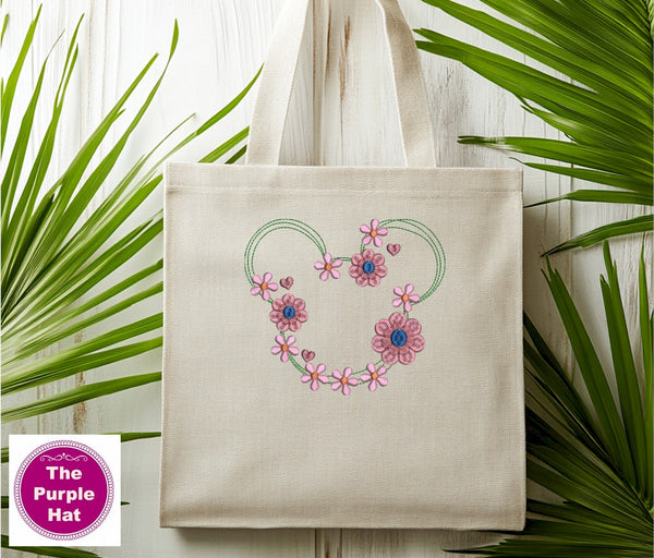 Floral Mouse Head 03