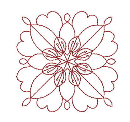 Free Flower Block 05 – The Purple Hat