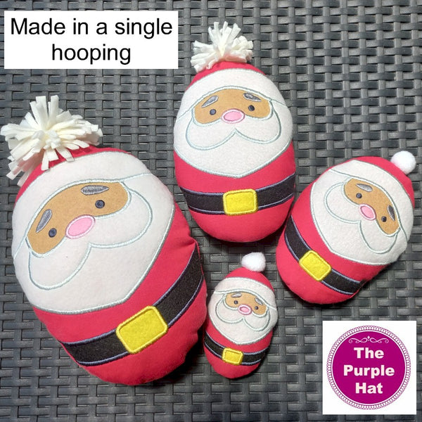 ITH In the Hoop Softie Santa 4x4 5x7 6x10 8x12