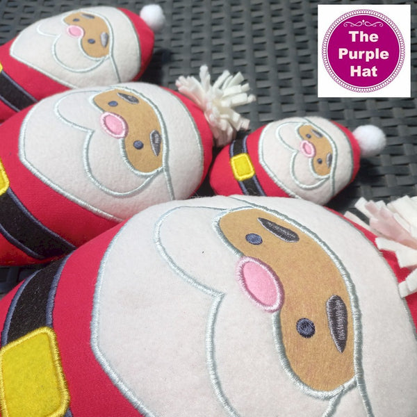 ITH In the Hoop Softie Santa 4x4 5x7 6x10 8x12