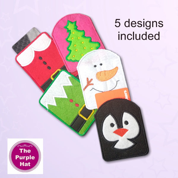 ITH Christmas Gift Card Holders 4x4
