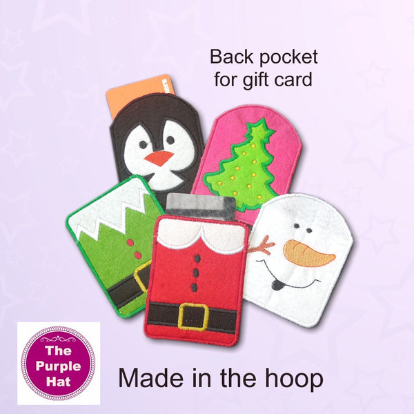 ITH Christmas Gift Card Holders 4x4