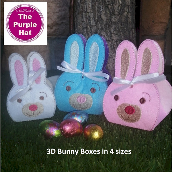 ITH 3D Bunny Treat Holder 5x7 6x10 7x11 8x12