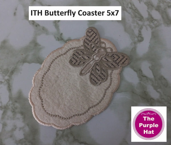 ITH Butterfly Tableware 5x7