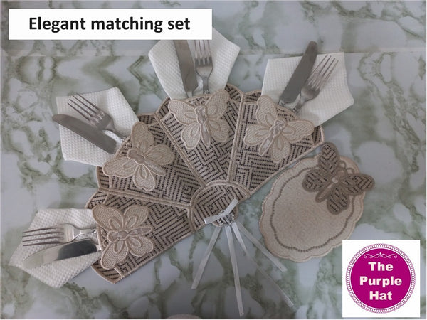 ITH Butterfly Tableware 5x7