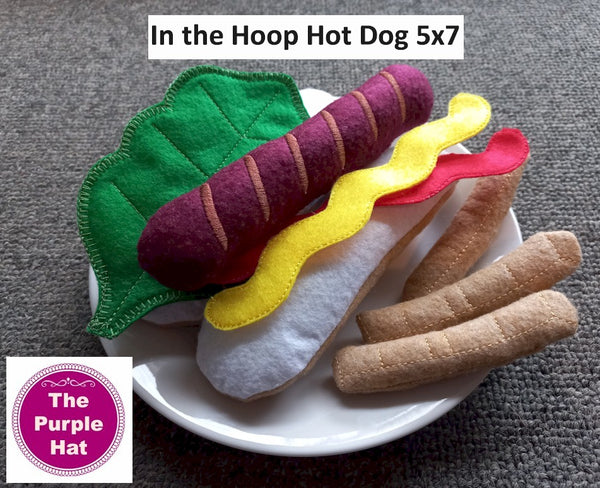 ITH Funky Foods Hot Dog 5x7