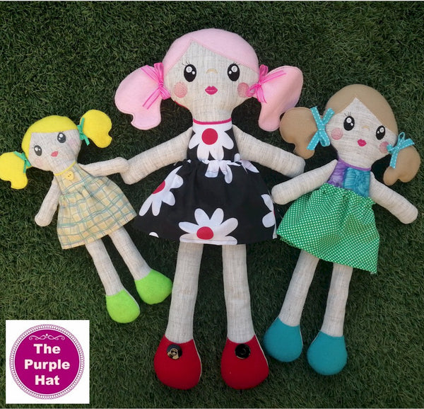 ITH Cloth Doll 5x7 6x10 8x12