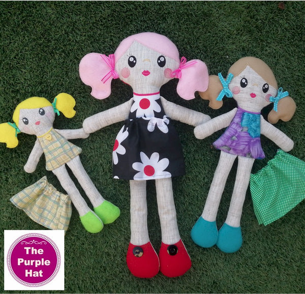 ITH Cloth Doll 5x7 6x10 8x12