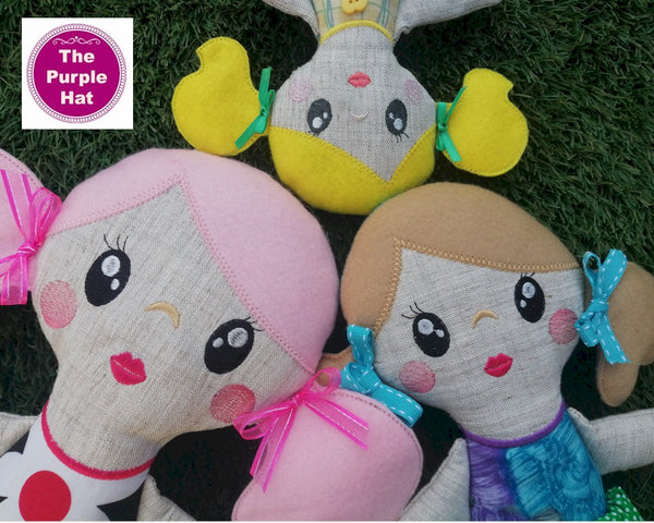 ITH Cloth Doll 5x7 6x10 8x12