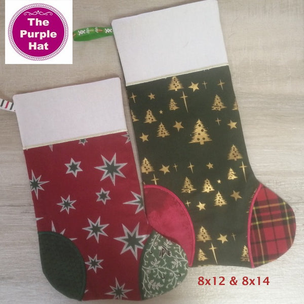 ITH Christmas Stockings 4x4 5x7 6x10 8x12 8x14