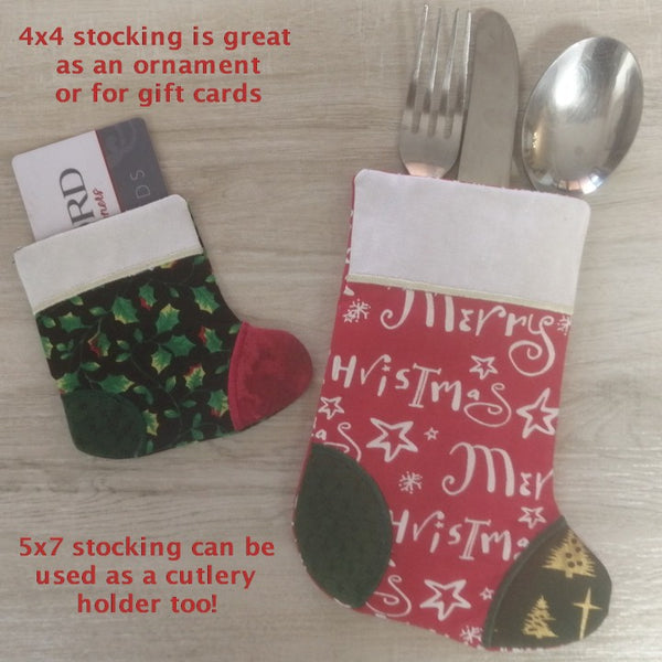 ITH Christmas Stockings 4x4 5x7 6x10 8x12 8x14