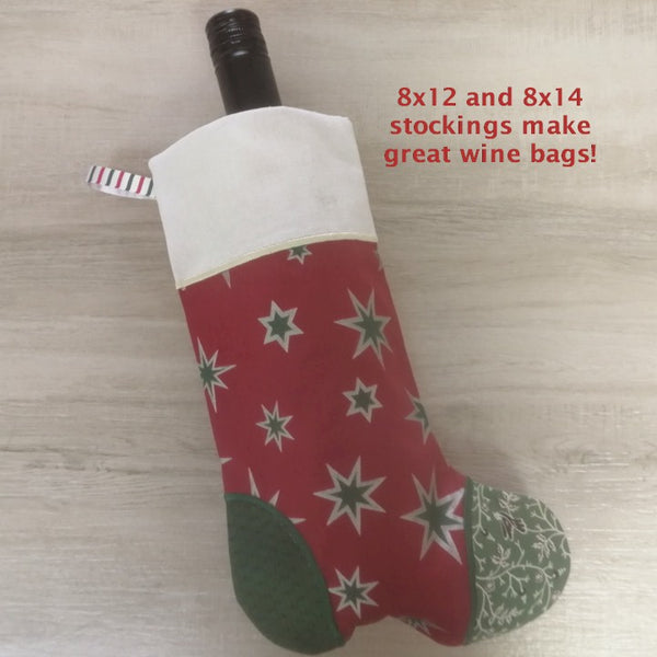 ITH Christmas Stockings 4x4 5x7 6x10 8x12 8x14