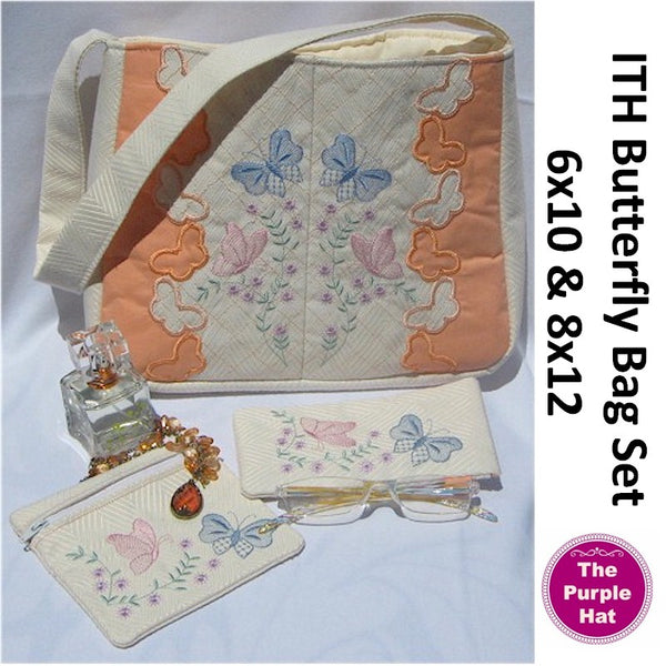 ITH Butterfly Bag Set 6x10 8x12