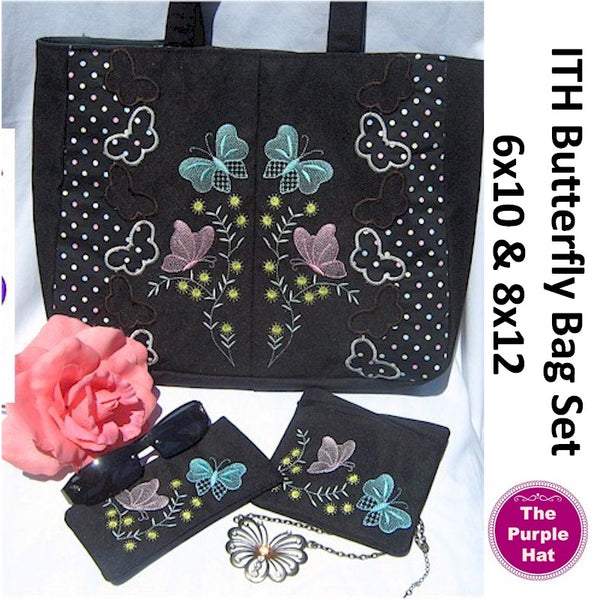 ITH Butterfly Bag Set 6x10 8x12