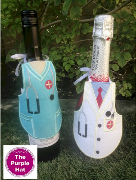 ITH Nurse & Doctor Bottle Aprons 5x7