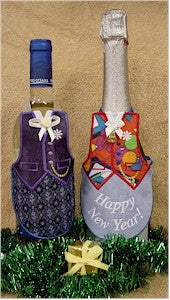ITH Festive Season Bottle Aprons 5x7