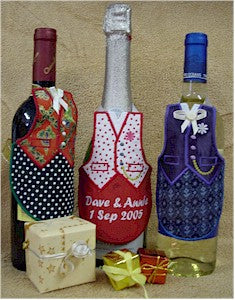 ITH Festive Season Bottle Aprons 5x7