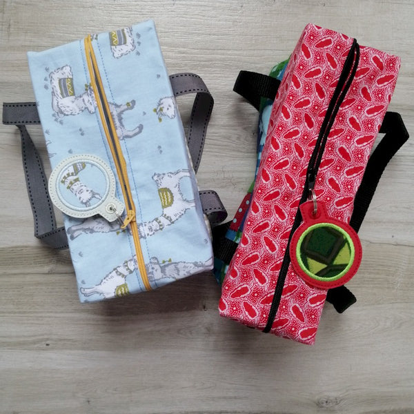 ITH Lined Box Bags 4x4 5x7 6x10 8x12 8x14 with Bonus Key Fob