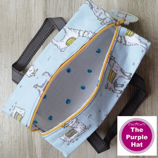 ITH Lined Box Bags 4x4 5x7 6x10 8x12 8x14 with Bonus Key Fob