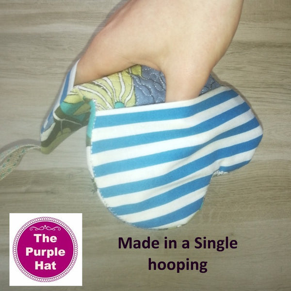 ITH Butterfly Shaped Fingertip Mitt 5x7 & 6x10