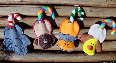 ITH Christmas Candy Cane Critters 4x4