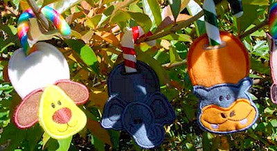 ITH Christmas Candy Cane Critters 4x4