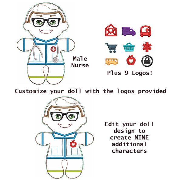 ITH Heroes: Male Essential Worker 5x7 6x10 8x12