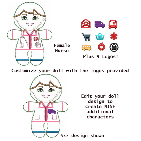 ITH Heroes: Female Essential Worker 5x7 6x10 8x12