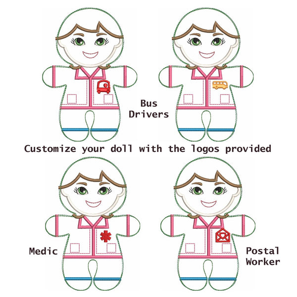 ITH Heroes: Female Essential Worker 5x7 6x10 8x12