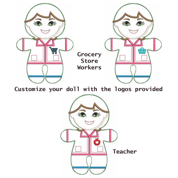 ITH Heroes: Female Essential Worker 5x7 6x10 8x12