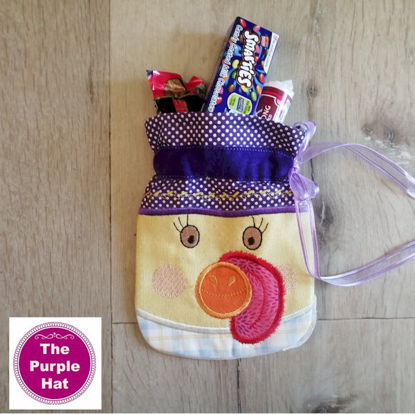 In the Hoop ITH Fall Halloween Drawstring Gift Bags 5x7