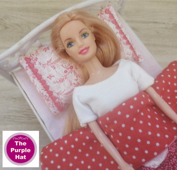 ITH Heart Bedding Set for 11 1/2 inch dolls