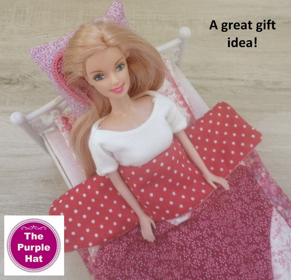 ITH Heart Bedding Set for 11 1/2 inch dolls