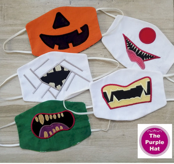 ITH Halloween Kids Face or Dust Mask 5x7