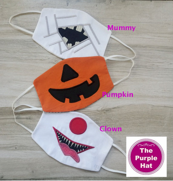 ITH Halloween Kids Face or Dust Mask 5x7