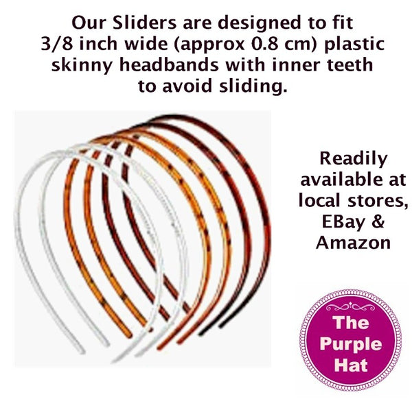 ITH In the Hoop Bow Halloween Headband Sliders 4x4