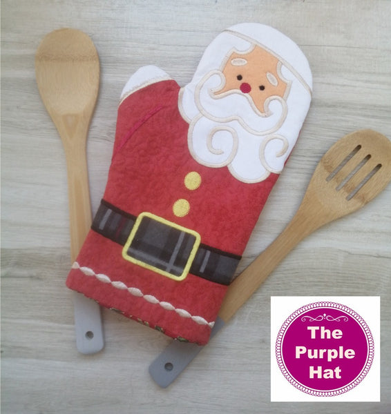 ITH Santa Oven Glove 6x10 & 8x12