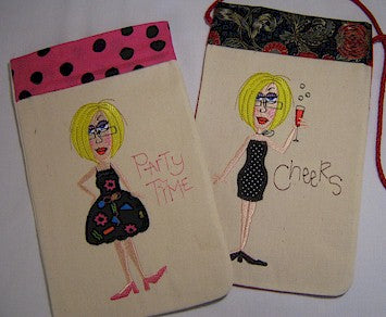 ITH Jolly Jilly Christmas Gift Bags 6x10