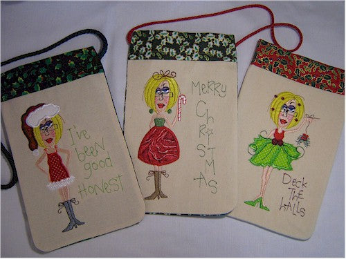 ITH Jolly Jilly Christmas Gift Bags 6x10