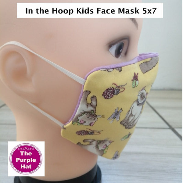 In the Hoop ITH Kids Basic Face or Dust Mask 2 sizes 5x7