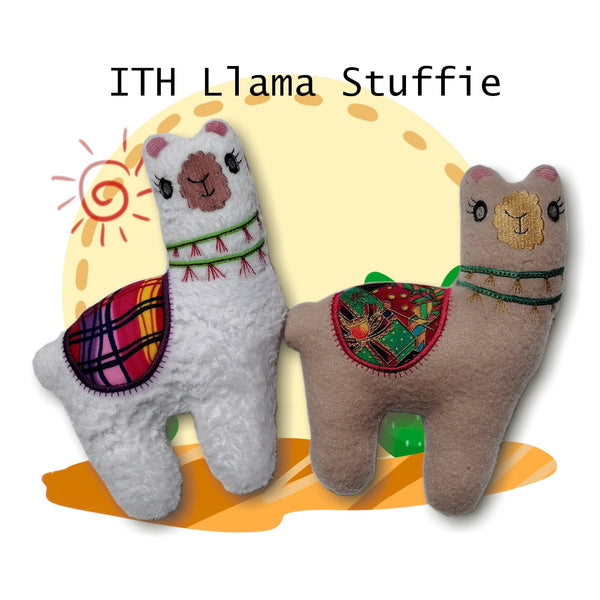 ITH Llama Alpaca Stuffed Animal 5x7 & 6x10