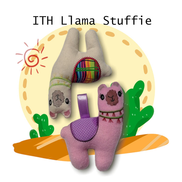 ITH Llama Alpaca Stuffed Animal 5x7 & 6x10
