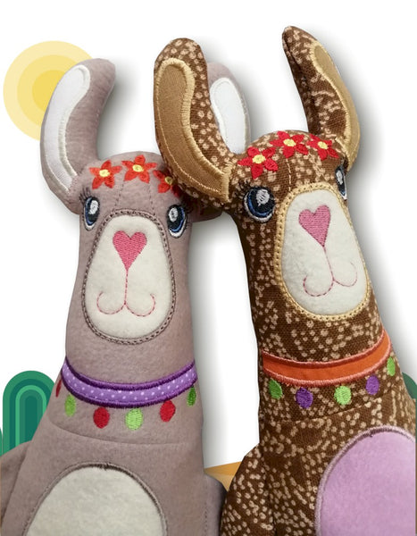 ITH Llama Alpaca Stuffed Toy 5x7 and 6x10