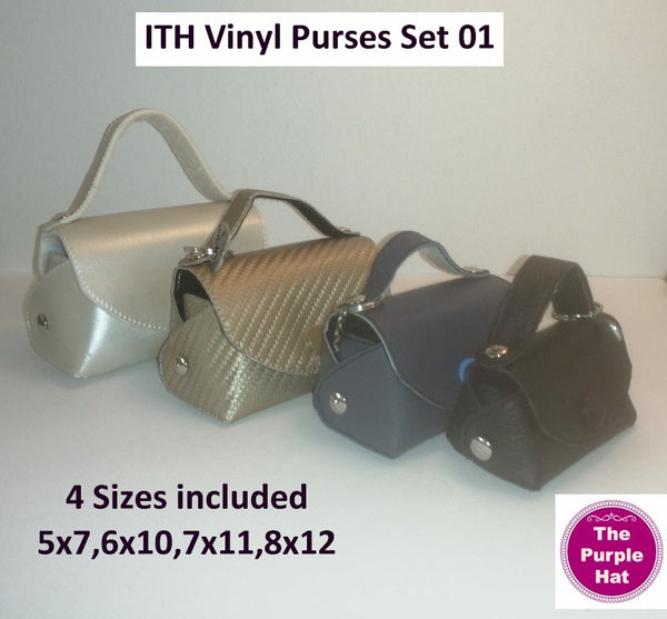 ITH Vinyl Purses Set 01 5x7 6x10 7x11 8x12