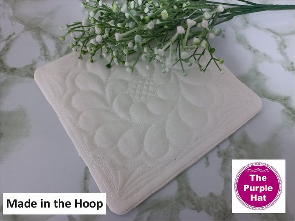 ITH Quilted Mug Rug 01 5x5 6x6 8x8