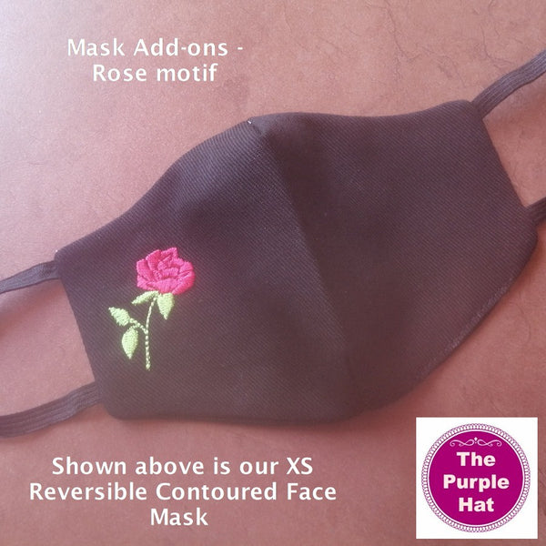 Rose motif 4x4 Add-on embroidery designs